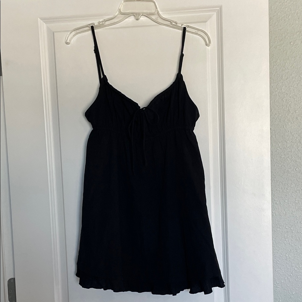 Princess Polly Black Spaghetti Strap Mini Dress NWOT Size 8 Excellent Condition